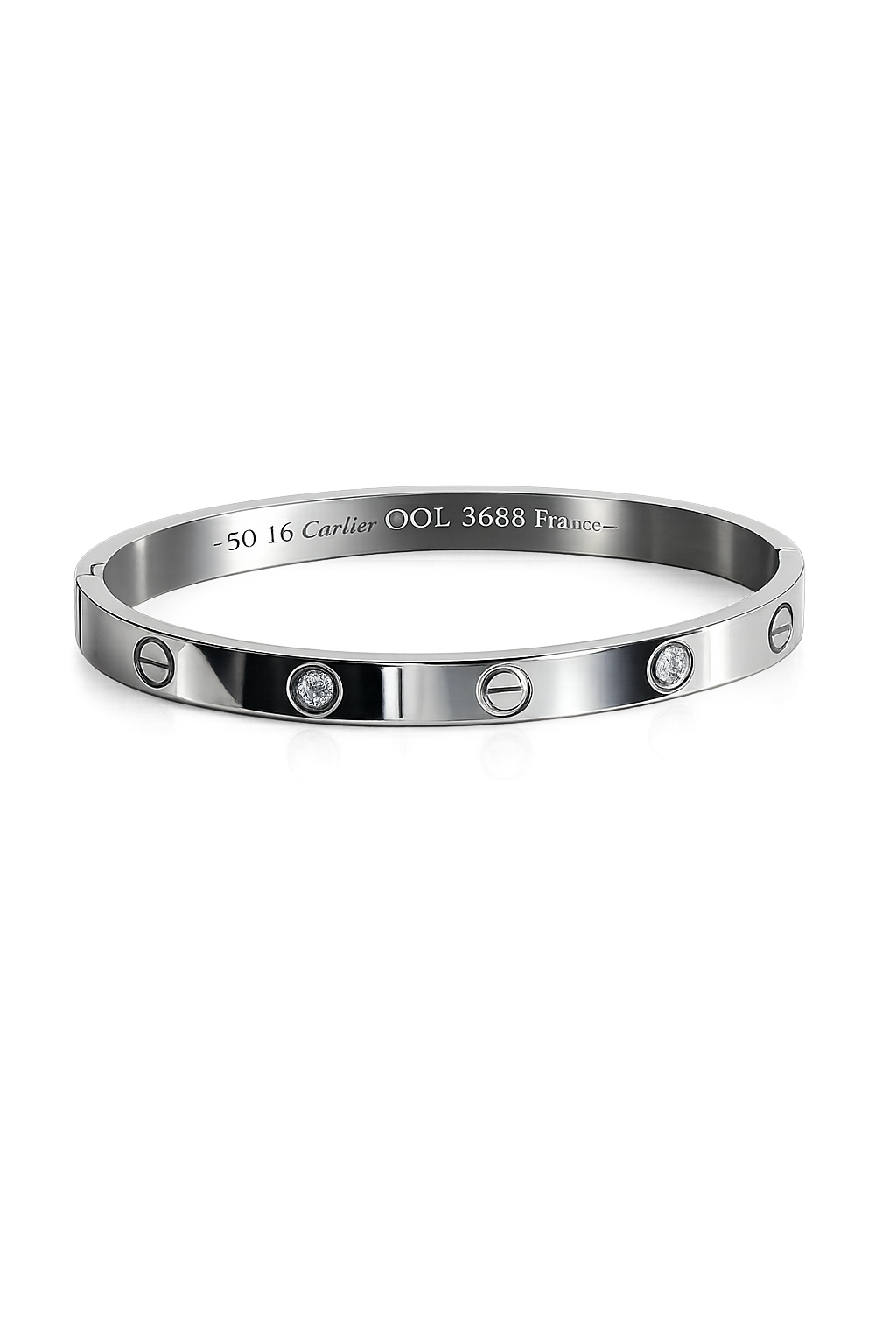Parisian Silver Bangle