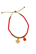 Crimson Clover Bracelet