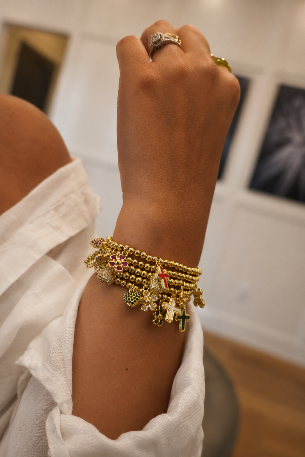 Trinity Charm Bracelet